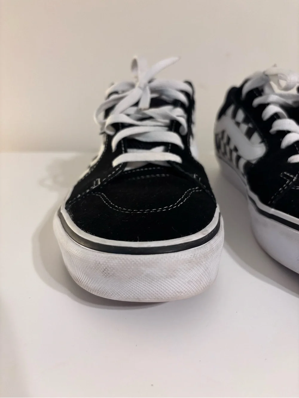 Vans Old Skool Checkerboard Black White Sneakers Men’s 9.5